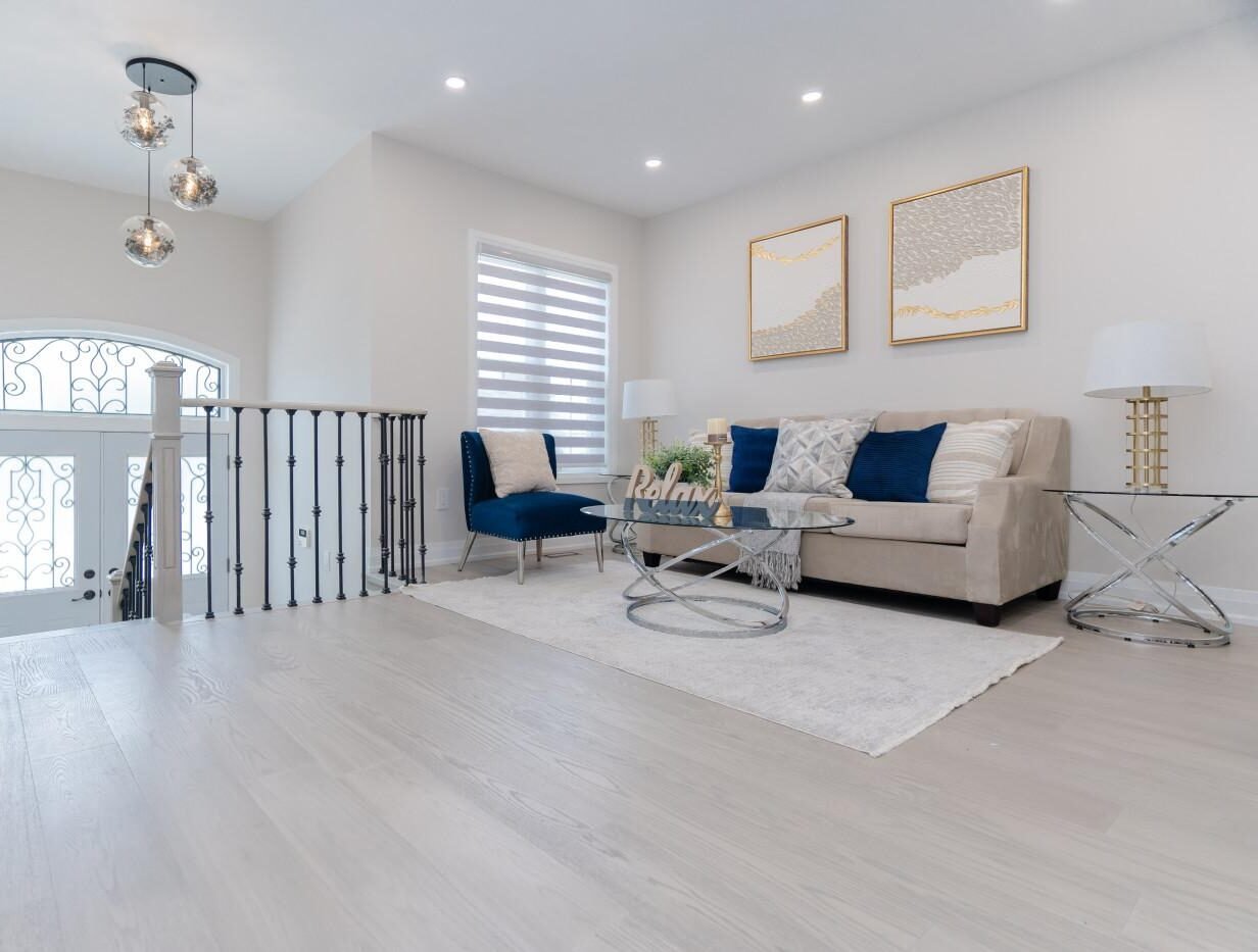 Completed interior renovation detail by Illustrious Developments Inc.